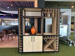 Mobiele wijnkast Licht Hout, Huis en Inrichting, Nieuw
