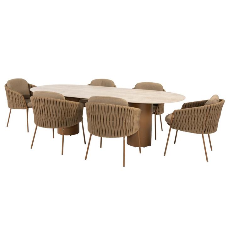 Colorado Molina dining tuinset 240x105xH75 cm 7 delig, Tuin en Terras, Tuinsets en Loungesets, Nieuw, Ophalen of Verzenden