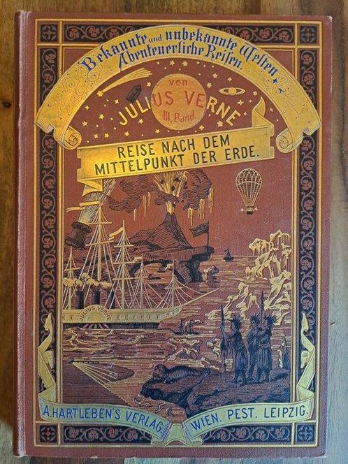 Jules (Julius) Verne - Reise nach dem Mittelpunkt der Erde -, Antiek en Kunst, Antiek | Boeken en Bijbels