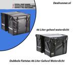 Dubbele Fietstas 46 Liter Geheel Waterdicht, Fietsen en Brommers, Verzenden, Nieuw