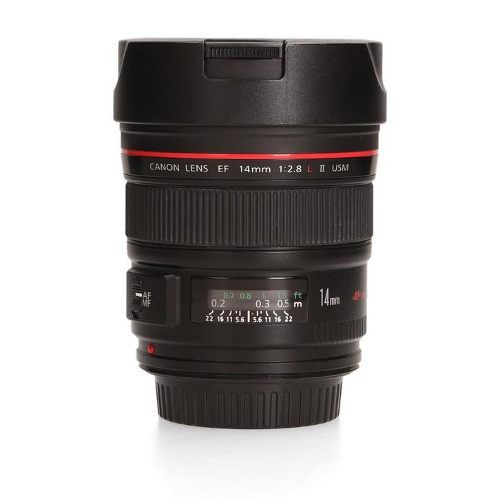 Canon EF 14mm F2.8 L II USM, Audio, Tv en Foto, Fotografie | Lenzen en Objectieven, Zo goed als nieuw, Ophalen of Verzenden