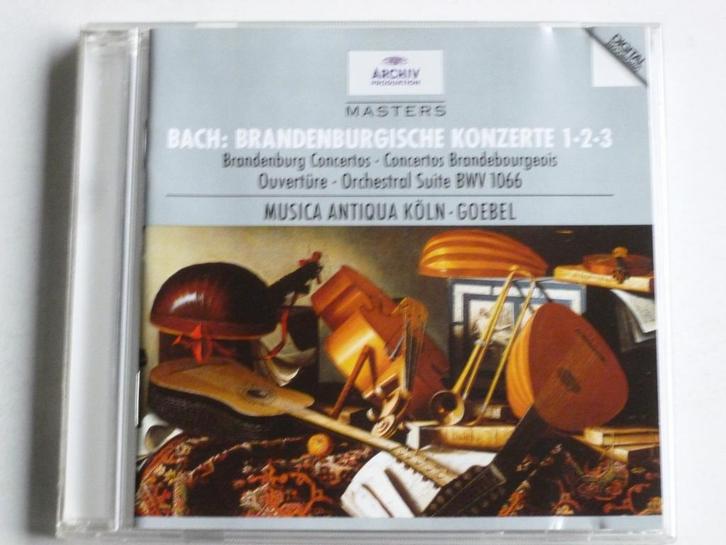 Bach - Brandenburgische konzerte 1,2,3 / Goebel, Cd's en Dvd's, Cd's | Klassiek, Zo goed als nieuw, Verzenden