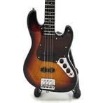 Miniatuur Fender Jazz basgitaar met gratis standaard, Ophalen of Verzenden, Nieuw, Pop, Beeldje of Miniatuur