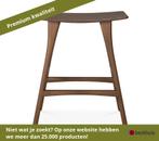 Ethnictaft Osso barkruk teak bruin, Huis en Inrichting, Krukjes, Ophalen of Verzenden, Nieuw, Overige materialen