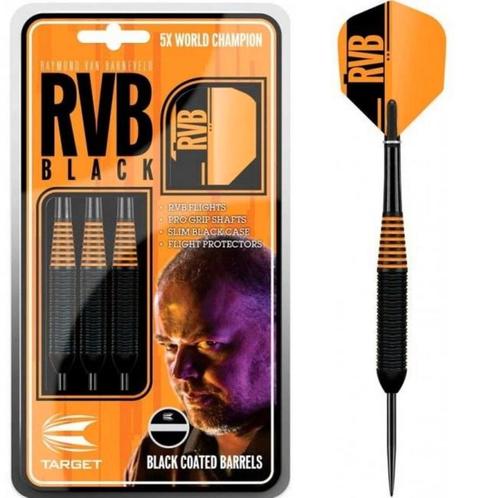 Target Raymond van Barneveld Black Brass 22 Gram Steeltip, Sport en Fitness, Darts, Pijlen, Nieuw, Ophalen of Verzenden