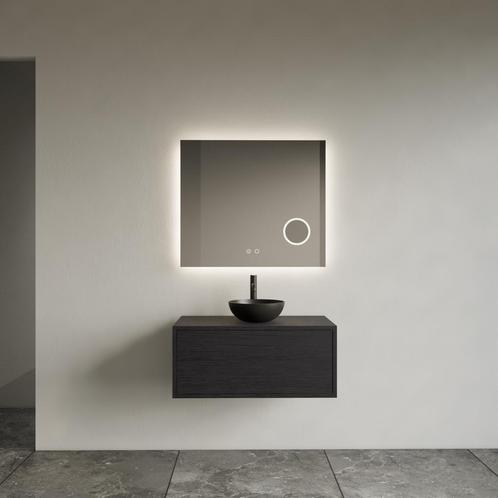 Spiegel Gliss Design Lumin Rechthoekig 100 x 70 cm Incl., Doe-het-zelf en Verbouw, Sanitair, Bad, Nieuw, Ophalen of Verzenden
