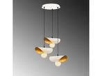 Asir - Kroonluchter - Wit goud - 45 x 106 x 45, Verzenden, Nieuw