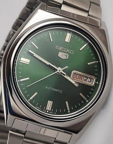 ≥ Seiko - 5 Green Dial - Automatic 17 Jewels - 7009-8761 - — Horloges |  Heren — Marktplaats
