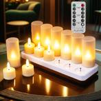 2dekans | Aurae Oplaadbare Led Waxinelichtjes 12x –, Ophalen of Verzenden, Zo goed als nieuw