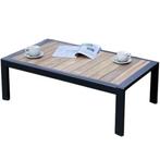 Kota lounge tuintafel aluminium antraciet 113x62xH38 cm, Tuin en Terras, Ophalen of Verzenden, Nieuw