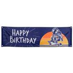Space Party Banner Happy Birthday 1,8m, Verzenden, Nieuw