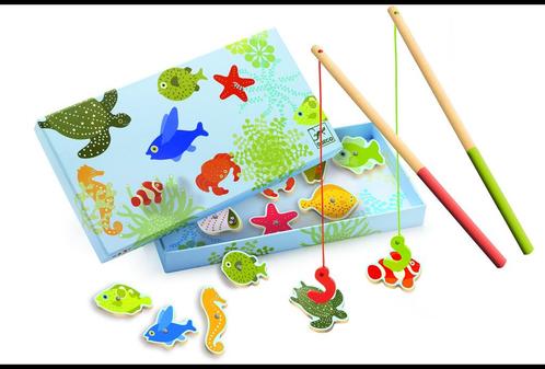 Djeco visspel Fishing tropic - FSC  van €19,99 voor €15,99, Kinderen en Baby's, Speelgoed | Overig, Ophalen of Verzenden