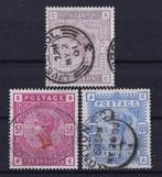 Groot-Brittannië 1883/1884 - set van 3 postzegels Queen, Gestempeld