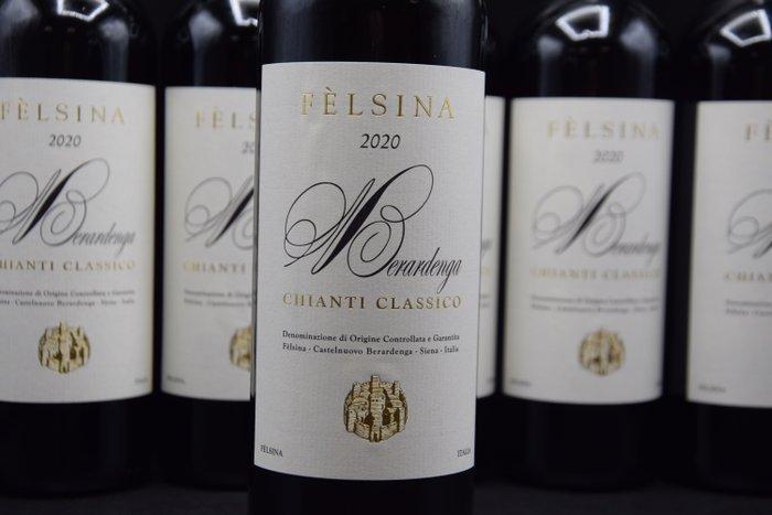 2020 Felsina, Berardenga - Chianti Classico DOCG - 6, Verzamelen, Wijnen