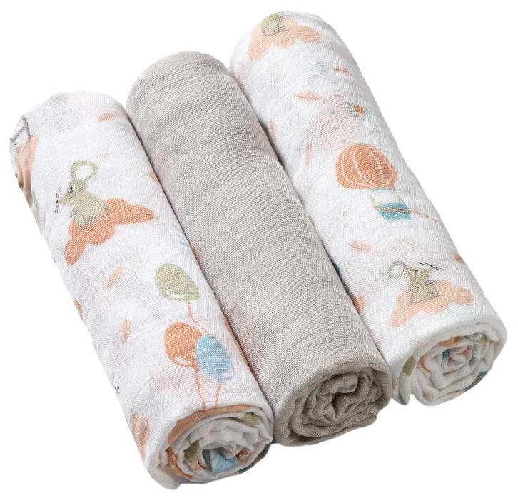 Baby Ono Bamboo Air 3 Stuks Hydrofiel Luiers, Kinderen en Baby's, Badjes en Verzorging, Nieuw, Verzenden