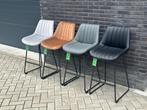 Lina® Vegas - Velvet Eetkamerstoelen - Set van 2 - OP=OP, 5 krukken of meer, Met voetsteun, 60 tot 90 cm, Nieuw