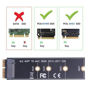 M.2 NVME SSD Converter Adapter voor MacBook beschikbaar voor biedingen