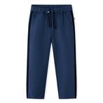 vidaXL Kinderbroek met zwarte bies 116 marineblauw, Verzenden, Nieuw