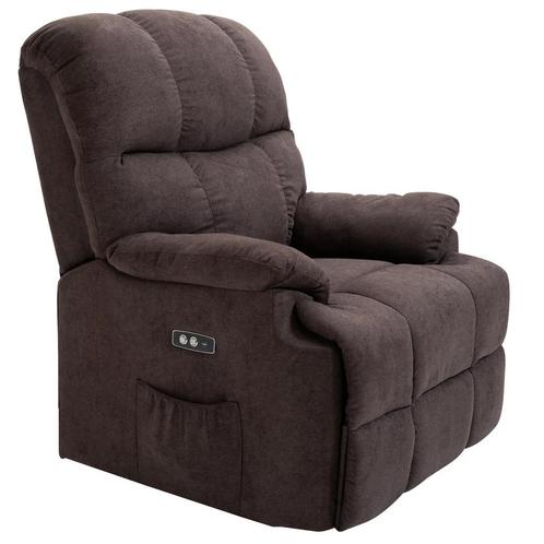 TRUUSK Elektrische Relaxstoel Met Opsta-hulp, Ligfunctie, US, Huis en Inrichting, Fauteuils, Nieuw, Verzenden