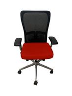 100x Refurbished Haworth Comforto Zody - Nieuwe Rode Stof, Ergonomisch, Zo goed als nieuw, Rood, Bureaustoel