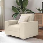 vidaXL Fauteuil 59 cm linnen, Huis en Inrichting, Banken | Bankstellen, Eenpersoons, Verzenden, Nieuw, Minder dan 150 cm