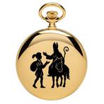 Zakhorloge Sint&Piet goudkleurig PRESALE — Ja, Diversen, Sinterklaas, Ophalen of Verzenden, Nieuw
