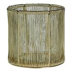 windlicht metaal champagne goud a, Verzenden, Nieuw