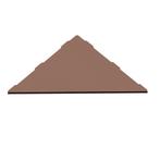 Flat Corner hoekplanchet inbouw 25x25 cm copper, Verzenden, Nieuw