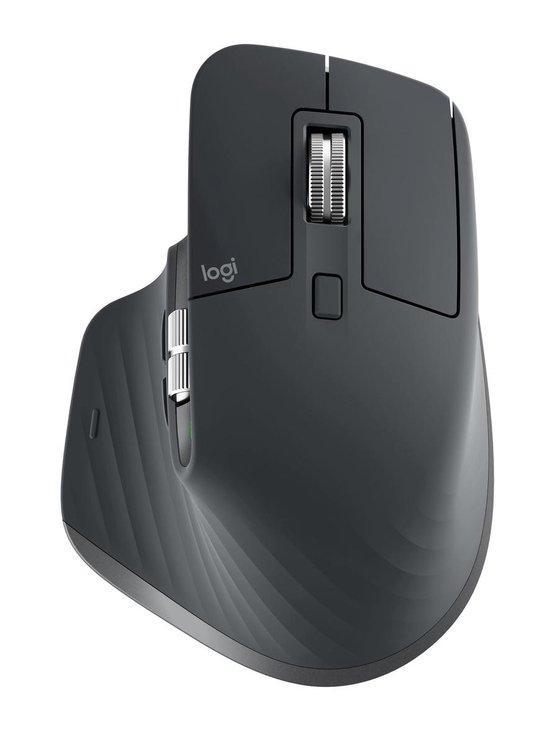 Logitech MX Master 3 - Draadloze Muis - Zwart, Computers en Software, Muizen, Verzenden