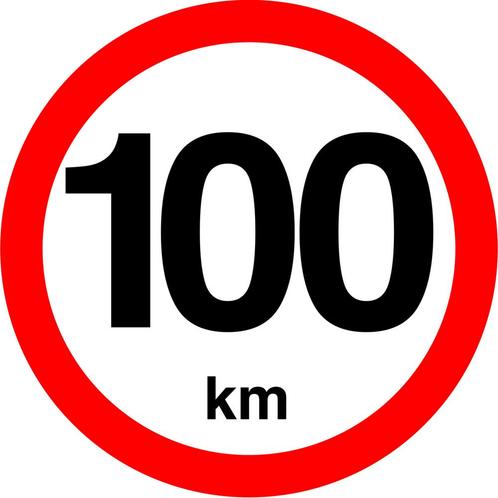 Snelheidssticker Italië 200 mm (reflecterend klasse 2) - 100, Zakelijke goederen, Kantoor en Winkelinrichting | Magazijn, Stelling en Opslag
