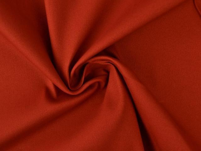 10 meter stretch keperkatoen - Koper - Twill, Hobby en Vrije tijd, Stoffen en Lappen, 120 cm of meer, 200 cm of meer, Overige kleuren