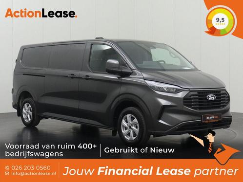 Ford Transit Custom L2 H1 2024 €515 per maand, Auto's, Bestelauto's, Dealer onderhouden, Te koop, Zwart, Handgeschakeld, Financial lease