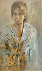 Eugenio Scorzelli (1890 - 1958) - Figura femminile, Antiek en Kunst, Kunst | Schilderijen | Klassiek