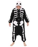 Onesie Skelet Pak XS-S Skeletpak Kostuum Zwart Wit Botten 15, Nieuw, Maat 46 (S) of kleiner, Ophalen of Verzenden, Halloween