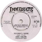 vinyl single 7 inch - Chris Farlowe - Yesterdays Papers, Verzenden, Zo goed als nieuw