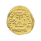 Byzantijnse Rijk. Heraclius (610-641 n.Chr.). Solidus, Postzegels en Munten