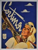 Franz Lenhart - Cortina - Original vintage poster -, Antiek en Kunst, Kunst | Tekeningen en Foto's