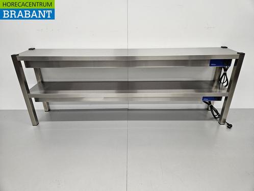 RVS Dubbele Warmtebrug Warmhoudbrug Verwarmde etagère, Zakelijke goederen, Horeca | Keukenapparatuur, Nieuw in verpakking, Ophalen of Verzenden