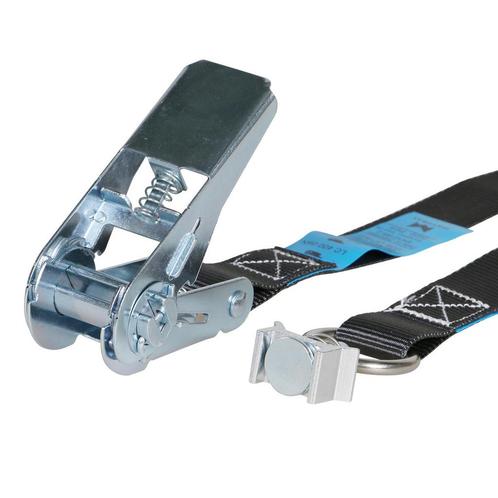 Spanband 25 mm 0,8 ton 3M Zwart met Spanoog Fitting, Auto diversen, Aanhangwagen-onderdelen, Nieuw, Verzenden