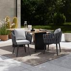 Set van 2 stoelen Lugano in rope-design met aluminium frame, Tuin en Terras, Overige Tuin en Terras, Verzenden, Nieuw
