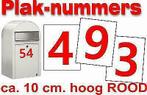 Huisnummer stickers, getal cijfer plaknummers plakcijfers, Nieuw
