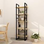 vidaXL Boekenkast met 5 schappen 60x30x175 cm massief, Huis en Inrichting, Kasten | Boekenkasten, Verzenden, Nieuw, 50 tot 100 cm