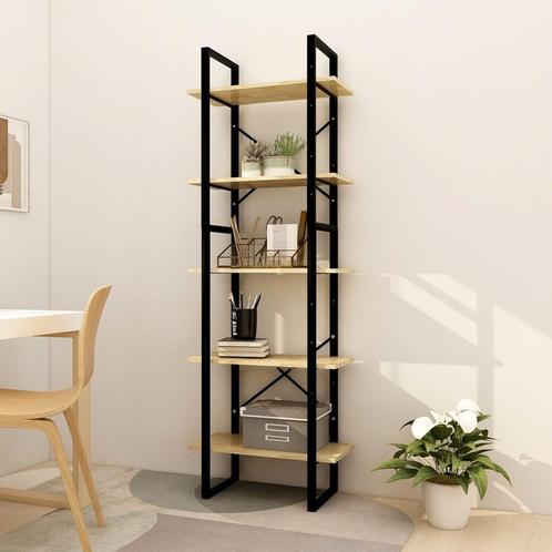 vidaXL Boekenkast met 5 schappen 60x30x175 cm massief, Huis en Inrichting, Kasten | Boekenkasten, 25 tot 50 cm, Nieuw, Grenenhout