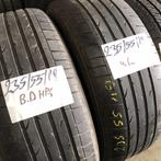 2 x Bridgestone Dueler HP Sport 235-55-19 Zomerbanden 4,5mm, 19 inch, Gebruikt, Ophalen of Verzenden, 235 mm