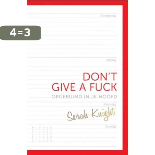 Dont give a fuck 9789021561875 Sarah Knight, Boeken, Psychologie, Gelezen, Verzenden