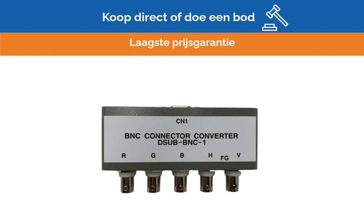 Bieden: Furuno connector converter - DSUB-BNC-1, Watersport en Boten, Navigatiemiddelen en Scheepselektronica, Kabel of Apparatuur