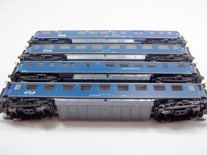 Roco H0 - 44297/44291/44243/44244 - Modeltrein personenwagen, Hobby en Vrije tijd, Modeltreinen | H0