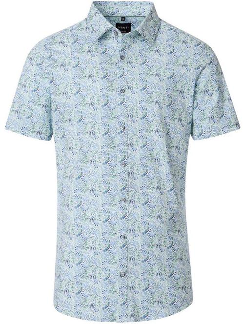 Venti Overhemd Korte Mouw Button Down Boord Met Print Body, Kleding | Heren, Overhemden, Groen, Nieuw, Verzenden
