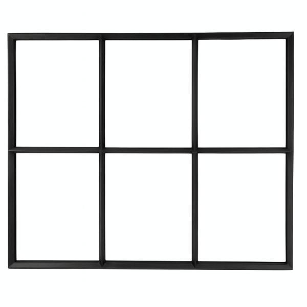 Zwart stalen raam vast thermisch onderbroken B98xH82 cm, Doe-het-zelf en Verbouw, Glas en Ramen, Ophalen of Verzenden