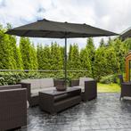 Tuinscherm - Sunshield - Handmatige Bediening - Grijs, Ophalen of Verzenden, Nieuw